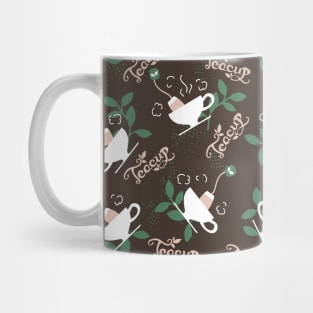 Lovely Teacup Delicious Tea Pattern Mug